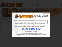 Tablet Screenshot of beaverhunt.com